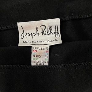 Joseph Ribkoff black knee skirt. Size 16 with side zips